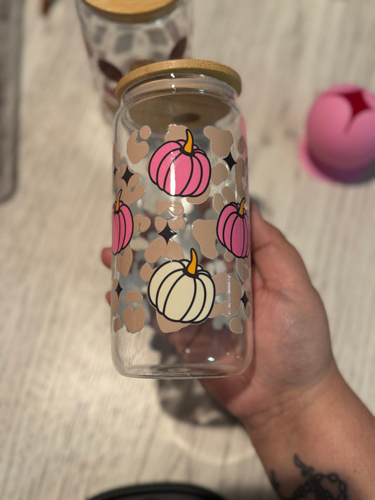 16oz glass soda can cup